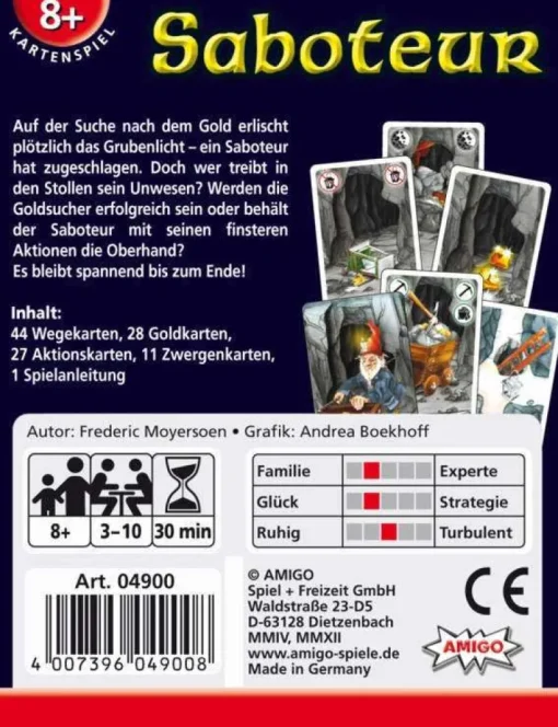Amgio - Saboteur | Weitere Kartenspiele | Kartenspiele | Spiele | Spielzeug | Teddy Toys Kinderwelt