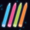 amscan® - 4 Knicklichter mit Band in verschiedenen Farben, 10 cm | Teddy Toys Kinderwelt