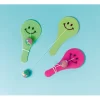 amscan® Party Basics - 12 Paddelbälle, farblich sortiert | Teddy Toys Kinderwelt