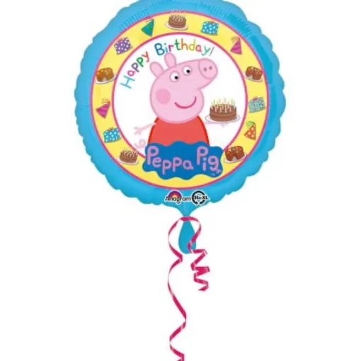 amscan® Peppa Pig - Happy Birthday Folienballon, 43 cm | Teddy Toys Kinderwelt