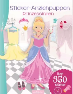 ars Edition - Sticker Anziehpuppen Prinzessinnen | Teddy Toys Kinderwelt