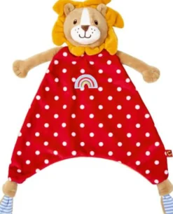 BabyGlück - Schnuffeltuch Löwe, rot | Teddy Toys Kinderwelt