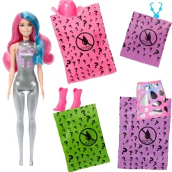 Barbie Color Reveal Disco Star-Reihe Modepuppe und Accessoires mi | Teddy Toys Kinderwelt