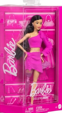 Barbie Deluxe Style-Puppe Nr. 2 mit pinkfarbenem Barbiecore-Obert | Teddy Toys Kinderwelt