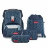 BASIS Schulranzen-Set „Blue Lines, 4-teilig | Teddy Toys Kinderwelt