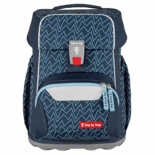 BASIS Schulranzen-Set „Blue Lines, 4-teilig | Teddy Toys Kinderwelt