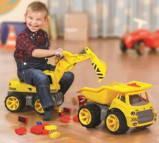 BIG - Maxi Sitzbagger "Powerworker" | Teddy Toys Kinderwelt