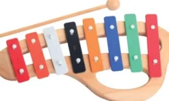 Boogie Bee Metallophon Holz mit 8 Noten | Teddy Toys Kinderwelt