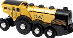 BRIO® World - Goldene Batterielok mit Licht und Sound | Teddy Toys Kinderwelt