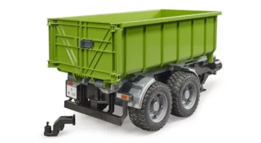 Bruder 02035 Hakenlift-Anhänger für Traktoren | Teddy Toys Kinderwelt