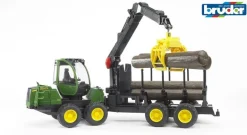 Bruder - John Deere 1210E R?ckezug mit 4 Baumst?mmen