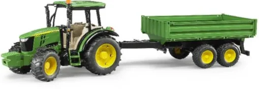 Bruder - John Deere 5115M + Bordwandanhänger | Bruder | Marken | Teddy Toys Kinderwelt