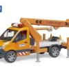 bruder 02679 MB Sprinter Arbeitsbühne mit Light + Sound Modul | Teddy Toys Kinderwelt