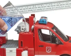 Bruder - MB Sprinter Feuerwehr mit Drehleiter, Pumpe, Light + Sound Modul | Teddy Toys Kinderwelt