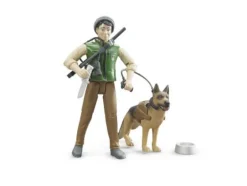 Bruder bworld - Förster mit Hund und Ausrüstung | Teddy Toys Kinderwelt