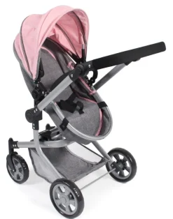Chic 2000 - Kombi Puppenwagen Mika, Melange grau | Teddy Toys Kinderwelt