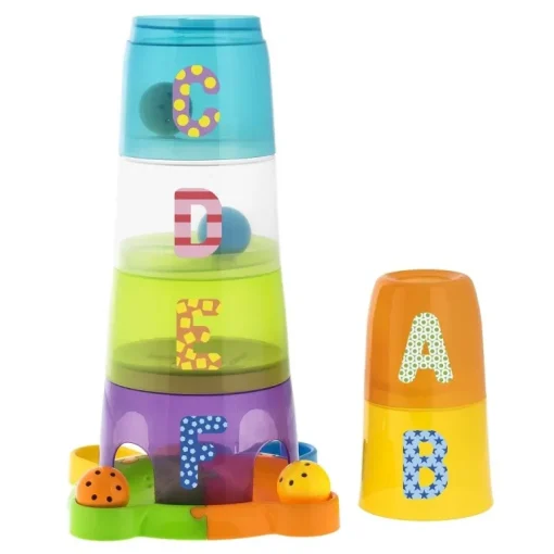Chicco® - 2 in 1 Stapelbecher und Kugelbahn | Teddy Toys Kinderwelt