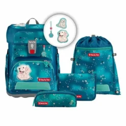 CLOUD Schulranzen-Set ''Dog Basty'', 5-teilig | Teddy Toys Kinderwelt