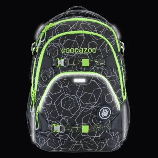 Coocazoo - Rucksack "ScaleRale", Laserreflect Solar-Green | Teddy Toys Kinderwelt