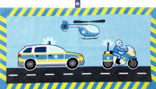 Coppenrath Verlag - Zauberhandtuch Polizei Wenn ich mal groß bin | Teddy Toys Kinderwelt
