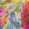 Crystal Art Leinwand Einhornwald 40x50 cm | Teddy Toys Kinderwelt