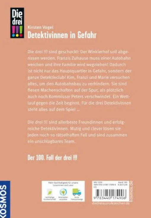 !!! 100 Detektivinnen in Gefahr | Teddy Toys Kinderwelt