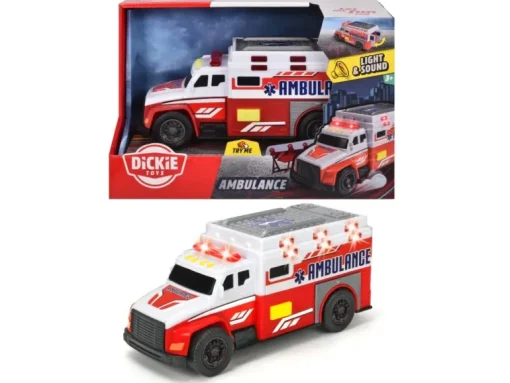 Dickie Toys - Ambulance mit Licht & Sound, 15 cm | Teddy Toys Kinderwelt