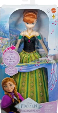 Disney Die Eiskönigin Singende Anna-Puppe, singt Zum ersten Mal a | Teddy Toys Kinderwelt