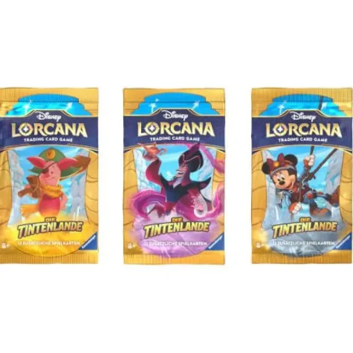 Disney Lorcana Trading Card Game: Die Tintenlande - Booster (Deut | Teddy Toys Kinderwelt
