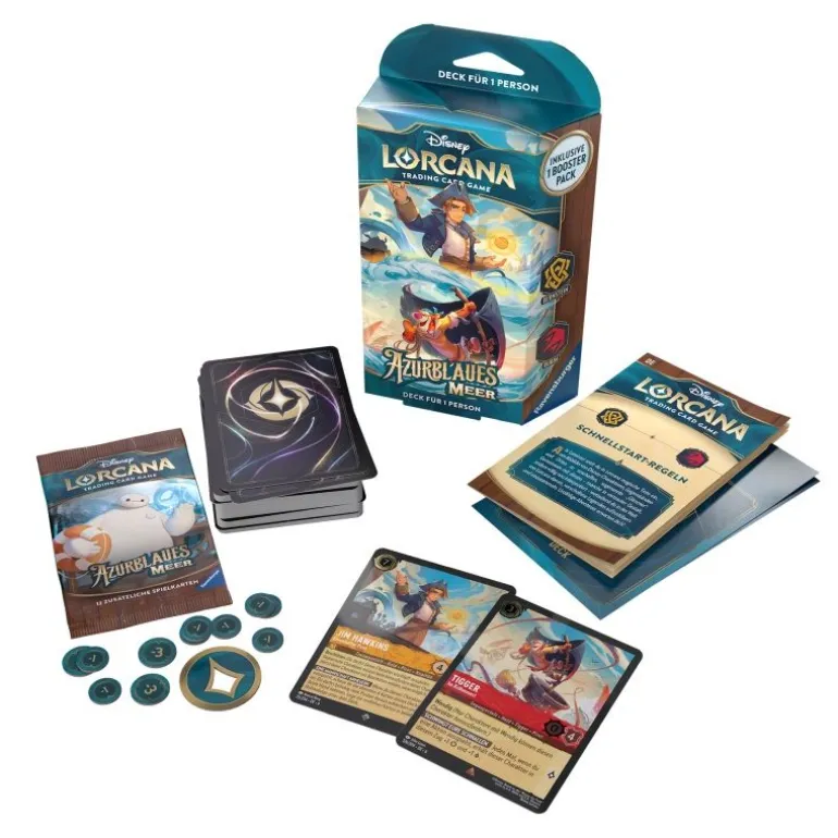 Disney Lorcana Trading Card Game: Azurblaues Meer - Bernstein und | Teddy Toys Kinderwelt