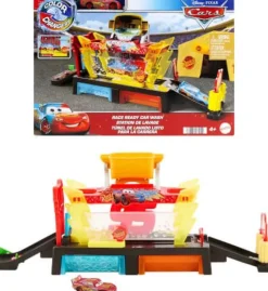 Disney Pixar Cars Autowaschanlagen-Spielset für Rennwagen und Lig | Teddy Toys Kinderwelt
