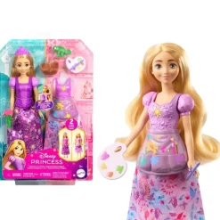 Disney Princess 2-in-1-Geschichten Rapunzel-Modepuppe mit 2 Obert | Teddy Toys Kinderwelt