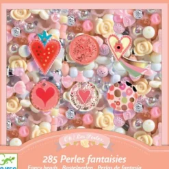 DJECO Bastelperlen - Perlen und Schmuck, Herzen | Teddy Toys Kinderwelt