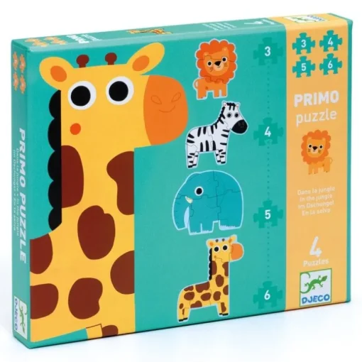 DJECO Erstes Puzzlen - Im Dschungel | Teddy Toys Kinderwelt