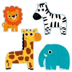 DJECO Erstes Puzzlen - Im Dschungel | Teddy Toys Kinderwelt