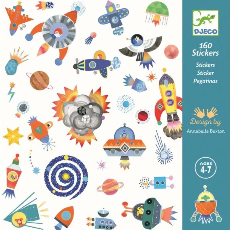 DJECO Sticker - Interstellar | Teddy Toys Kinderwelt