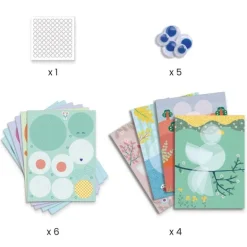 DJECO Stickerbilder: Rundherum | Teddy Toys Kinderwelt