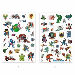 DJECO Tattoos - Superhelden | Teddy Toys Kinderwelt