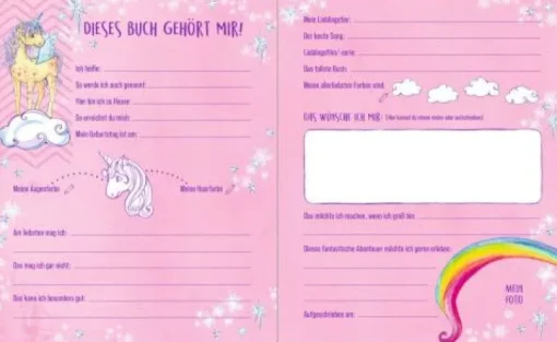 Einhorn-Paradies - Freundebuch | Teddy Toys Kinderwelt