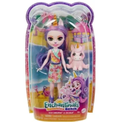 Enchantimals Puppen Sunshine Beach Ulia Unicorn Puppe und Figur | Teddy Toys Kinderwelt