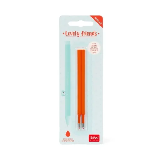 Erasable Pen Lovely Friends - 2er Ersatzpatronen für Gelstift Orange | Teddy Toys Kinderwelt