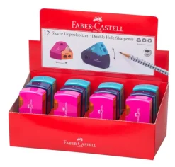 Faber-Castell - Sleeve Doppelspitzdose, sortiert | Teddy Toys Kinderwelt