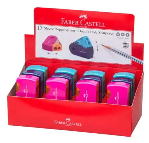 Faber-Castell - Sleeve Doppelspitzdose, sortiert | Teddy Toys Kinderwelt