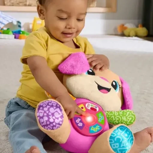 Fisher-Price Lernspaß Smart Stages Plüsch-Hundefreundin für Babys | Teddy Toys Kinderwelt