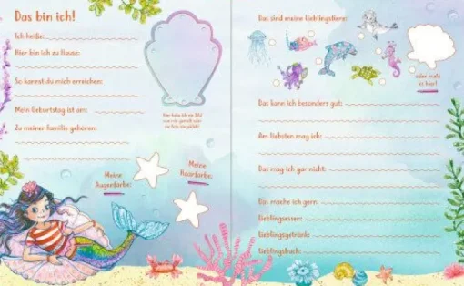 Freundebuch: Nella Nixe - M. Freundinnen & Fr. (Wendepaill.) | Teddy Toys Kinderwelt