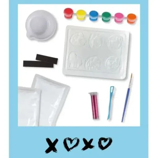 Gipsgießen Pferde Glitzer-Magnete, FS | Teddy Toys Kinderwelt