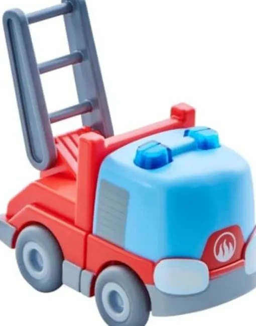 HABA - Kullerbü-Feuerwehr-Leiterwagen, ca. 9x7 cm, ab 2 Jahren | Teddy Toys Kinderwelt