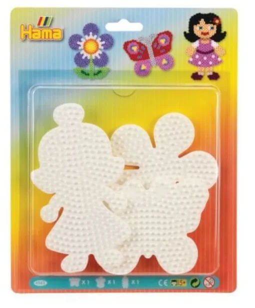 Hama® Bügelperlen Blister mit 3 Stiftplatten. | Teddy Toys Kinderwelt