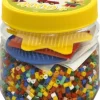 HAMA Bügelperlen Midi - Dose Gelb mit 3 Stiftplatten, 4000 Stück | Teddy Toys Kinderwelt