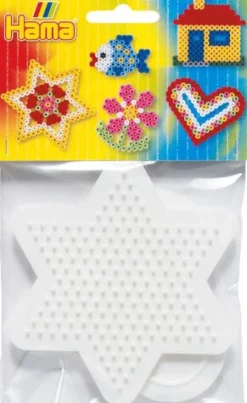 HAMA Bügelperlen Midi - Stiftplattenset kleines Herz und Stern | Teddy Toys Kinderwelt